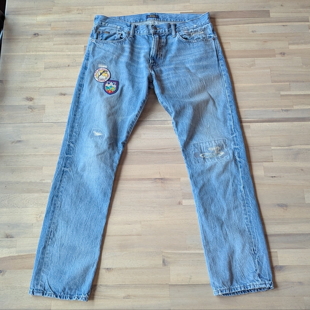 POLO RALPH LAUREN Denim‎ Varick Straight-Leg Jeans (Sz 34x32) - Picture 3 of 16